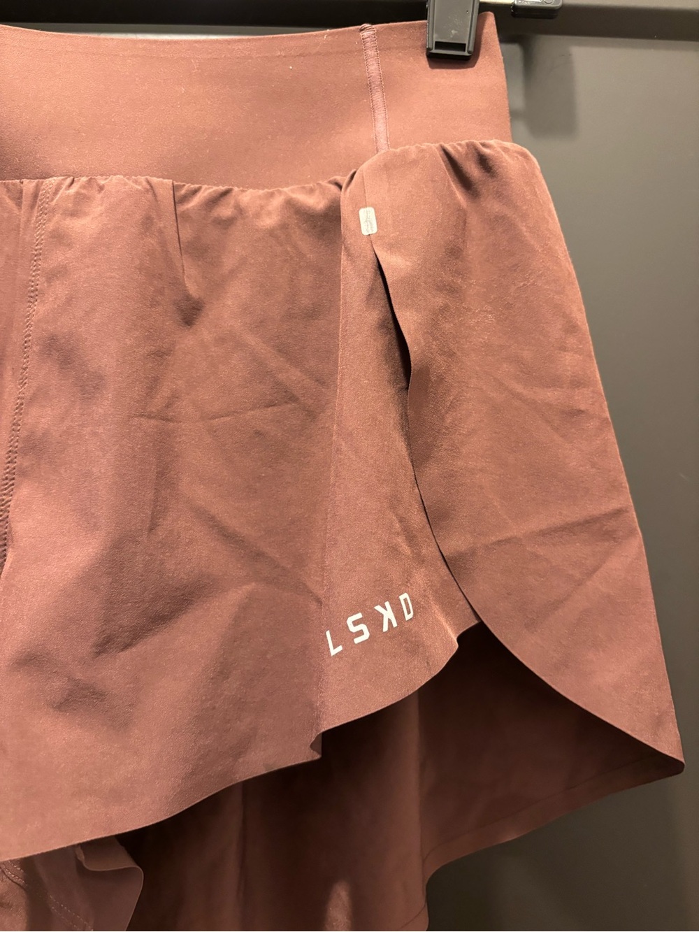 LSKD Pacer 3" Run Short XS Hot Chocolate NEW running split shorts - Picture 11 of 17